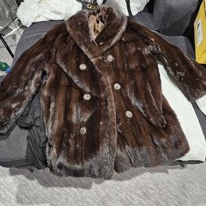 Men's Brown Mink coat
